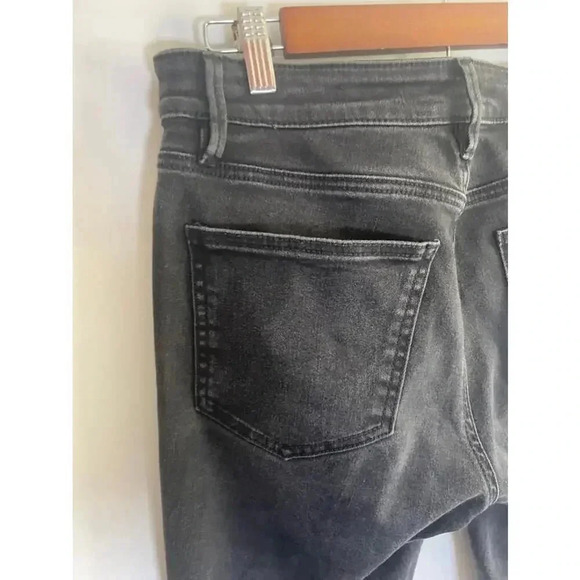 Women's Ann‎ Taylor Curvy Fit Skinny Jeans - Size 6 Black EUC! 0136 - Picture 7 of 12